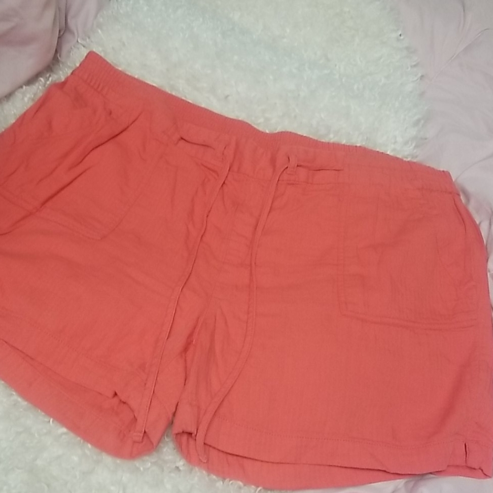 Linen Blend Shorts